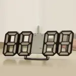 Horloge Murale Digitale 3D LED – Image 3