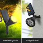 Spot Solaire LED Orientable Jardin – Image 2