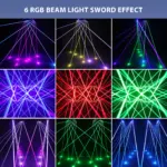 Projecteur Laser Rotatif RGB pour DJ – Image 4