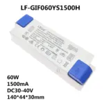 LiFud LED pilote GIRxxxYM YS 8W 30W 40W 50W 60W sans scintillement LED transformateur 350mA 600mA 900mA 1000mA 1200mA 1300mA 1400mA 1500mA – Image 9