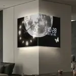 Horloge d'Angle LED Lune – Image 3