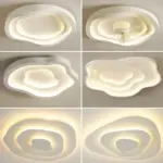 Plafonnier LED Organique Abstrait – Image 5