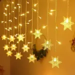Rideau LED Flocons de Neige – Image 3