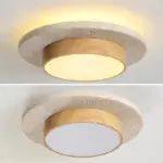 Plafonnier Pierre et Bois LED Wabi-Sabi – Image 4