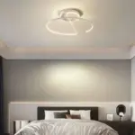 Plafonnier LED Scandinave Lignes Fluides – Image 4