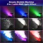 Machine LED Brouillard et Bulles – Image 2