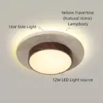 Plafonnier Pierre et Bois LED Wabi-Sabi – Image 6