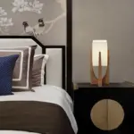Lampadaire LED Fairbanks Bois Massif – Image 3
