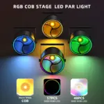 Projecteur LED RGB Vintage – Image 2