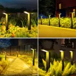 Borne Solaire LED Minimaliste en T – Image 3