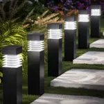 Borne Solaire LED Carrée Architectural – Image 7