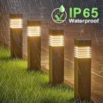 Borne Solaire LED Carrée Architectural – Image 4