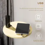 Lampadaire LED avec Tablette – Image 5