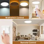 Plafonnier LED Plat Circulaire Indirect – Image 4