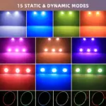 Projecteur LED RGB Vintage – Image 5
