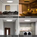 Plafonnier LED Plat Circulaire Indirect – Image 6