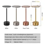 Lampe de Table Design Métallique Slim – Image 6