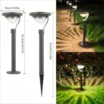 Borne Solaire LED Noire Design – Image 3