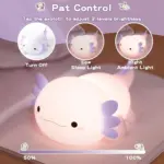 Veilleuse Axolotl Mignonne Pour Enfant – Image 2
