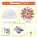 Nuage LED RGB Connecté – Image 5