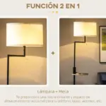 Lampadaire LED avec Tablette – Image 6