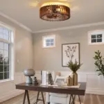 Ventilateur de Plafond LED Wabi-Sabi Bois – Image 3