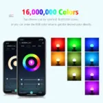 Ampoule LED Connectée E14 WiFi RGB 230V 180° – Image 2