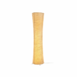 Lampadaire LED Colonne en Papier Scandinave