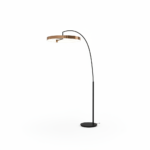 Lampadaire LED Arc Design Anneau