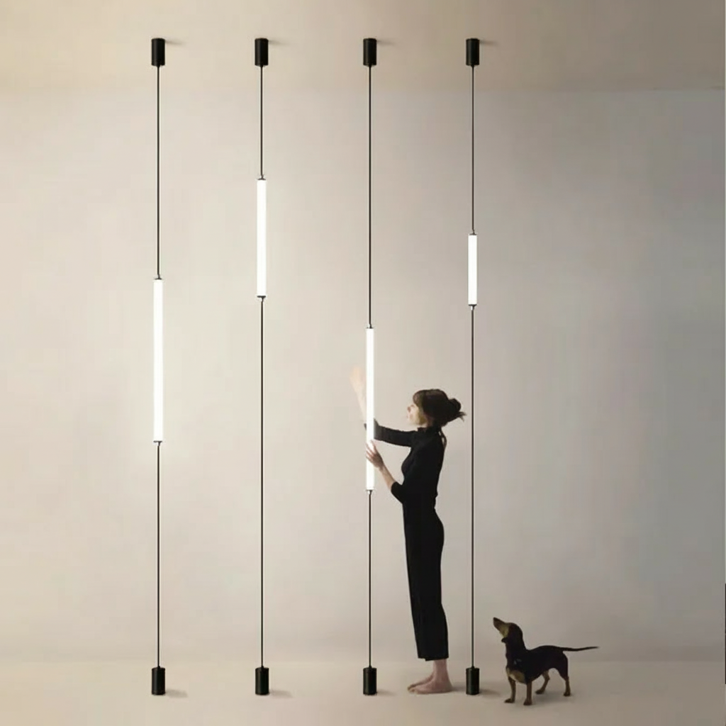 Lampadaire LED Colonne Suspendue
