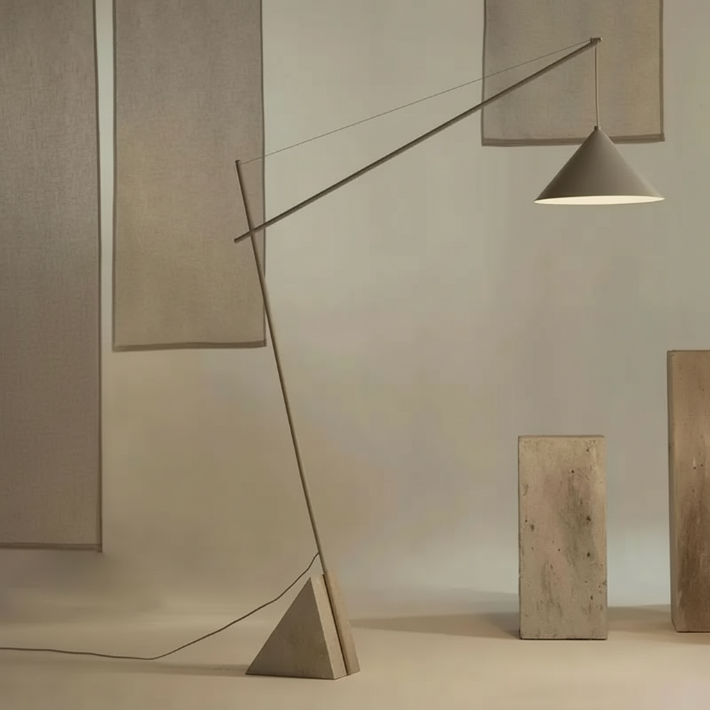Lampadaire LED Déporté Minimaliste