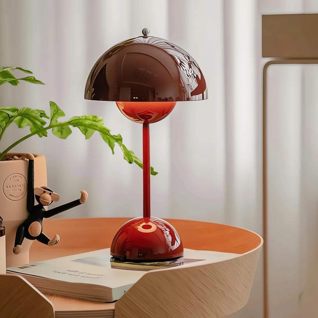 Lampe Champignon LED Rétro Minimaliste