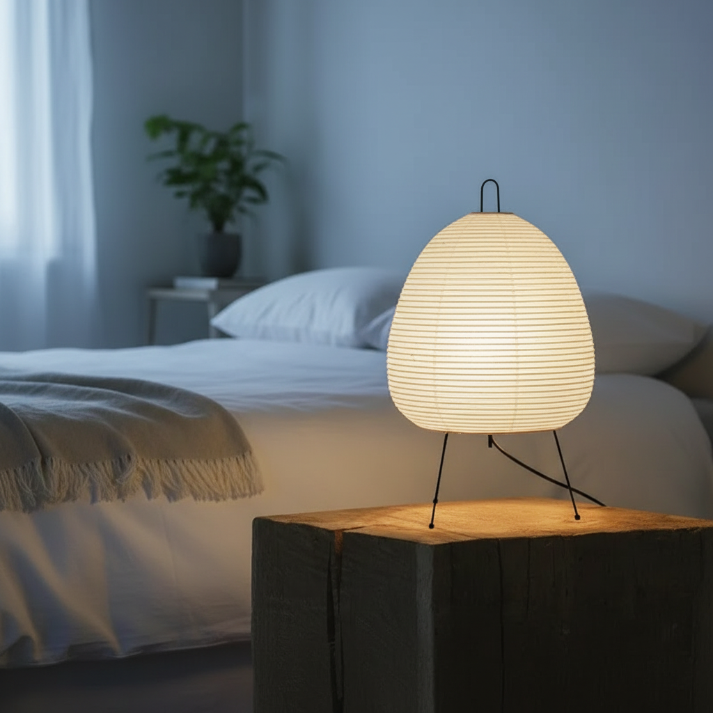 Lampe de Table LED Trépied Japonais