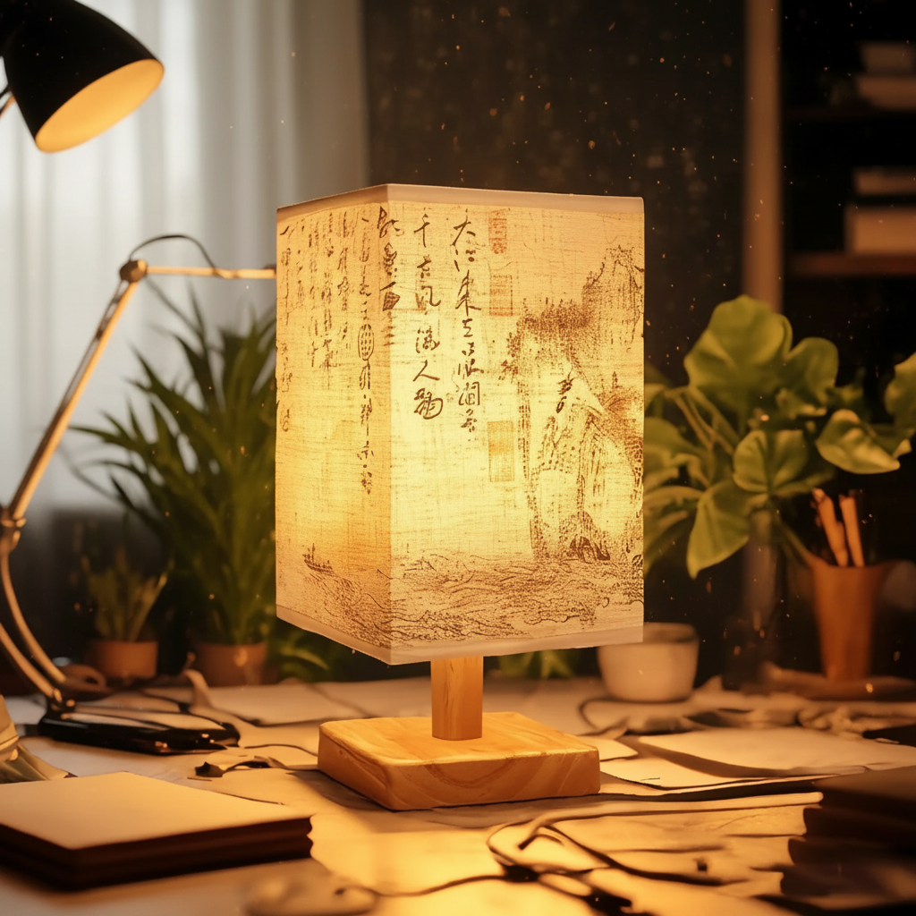 Lampe de Table LED Zen Chinois