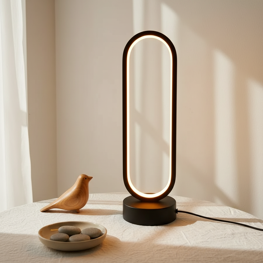 Lampe de Table Ovale LED