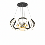 Lustre LED Design Ruban Ondulé