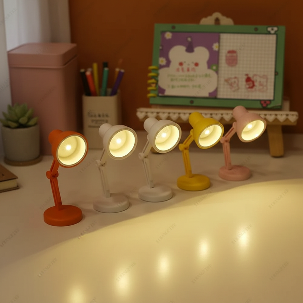 Mini Lampe de Bureau LED Rétro