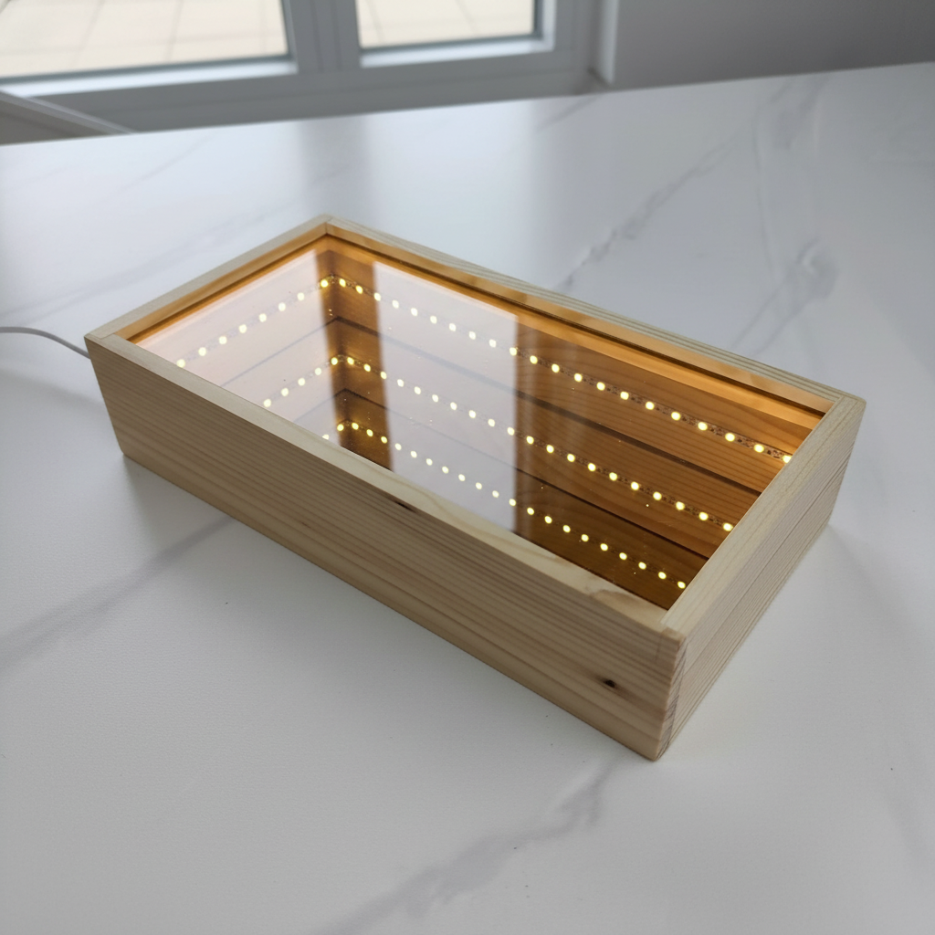 Miroir Infini LED Rectangulaire