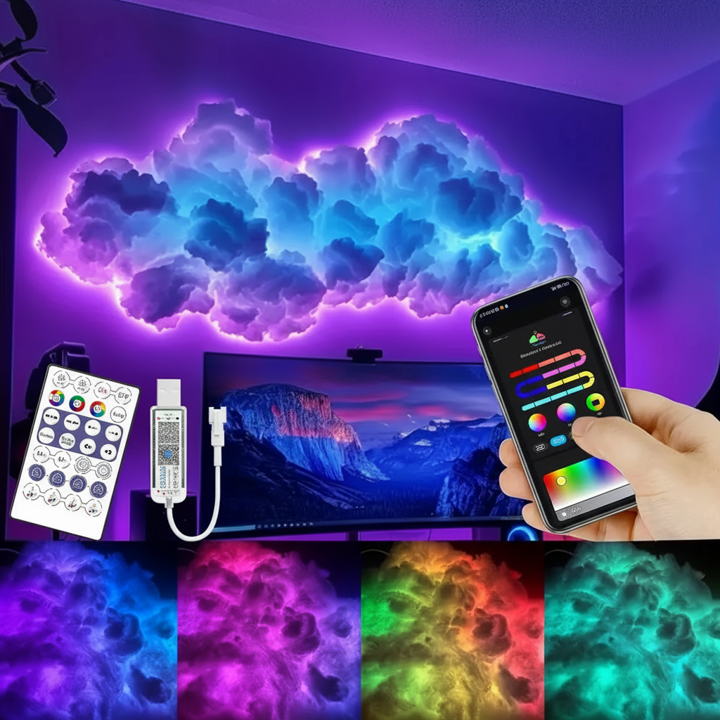Nuage LED RGB Connecté