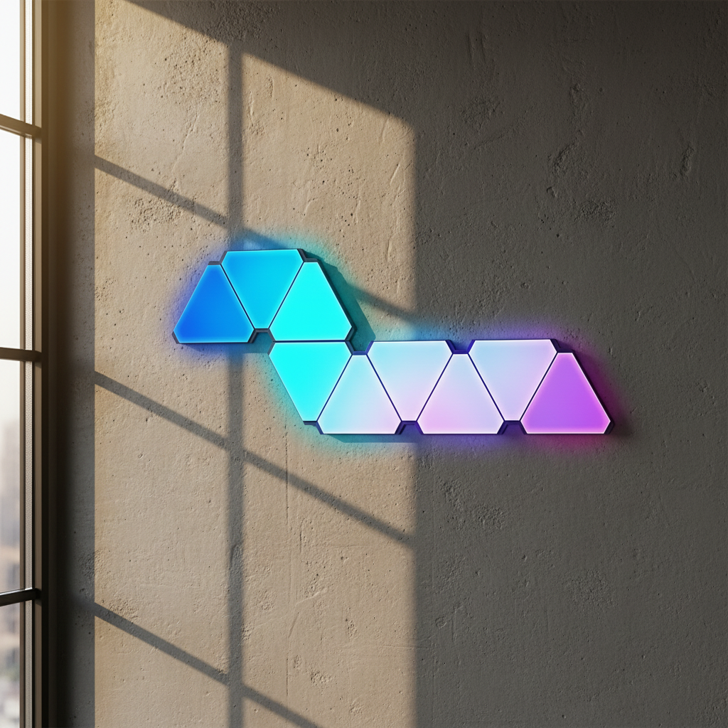 Panneaux LED Modulaires Triangle RGB