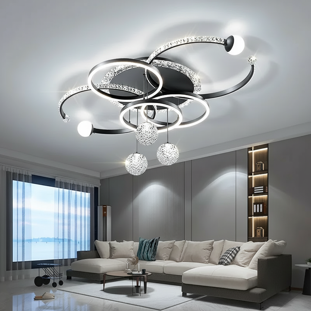 Plafonnier LED Luxe Galaxie
