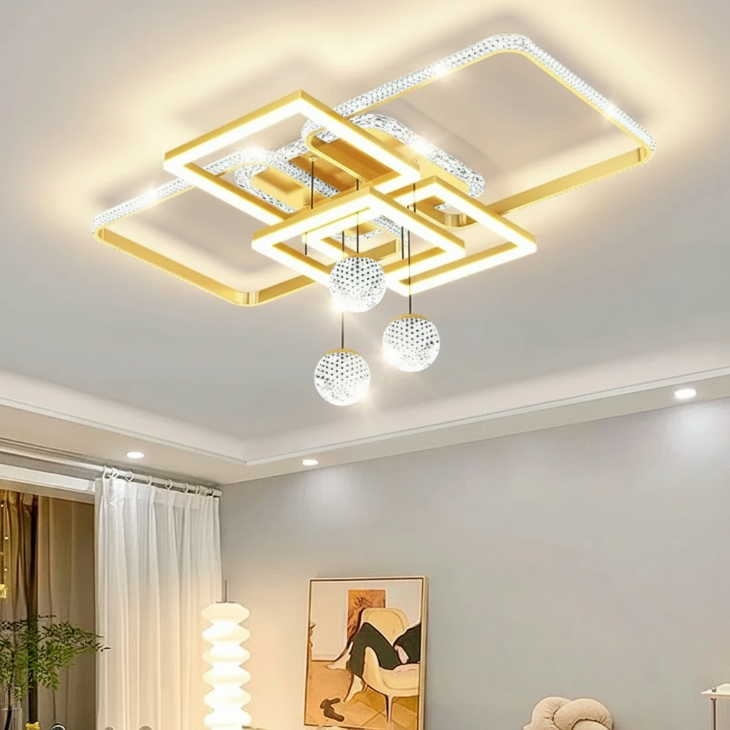 Plafonnier LED Luxe Rectangulaire