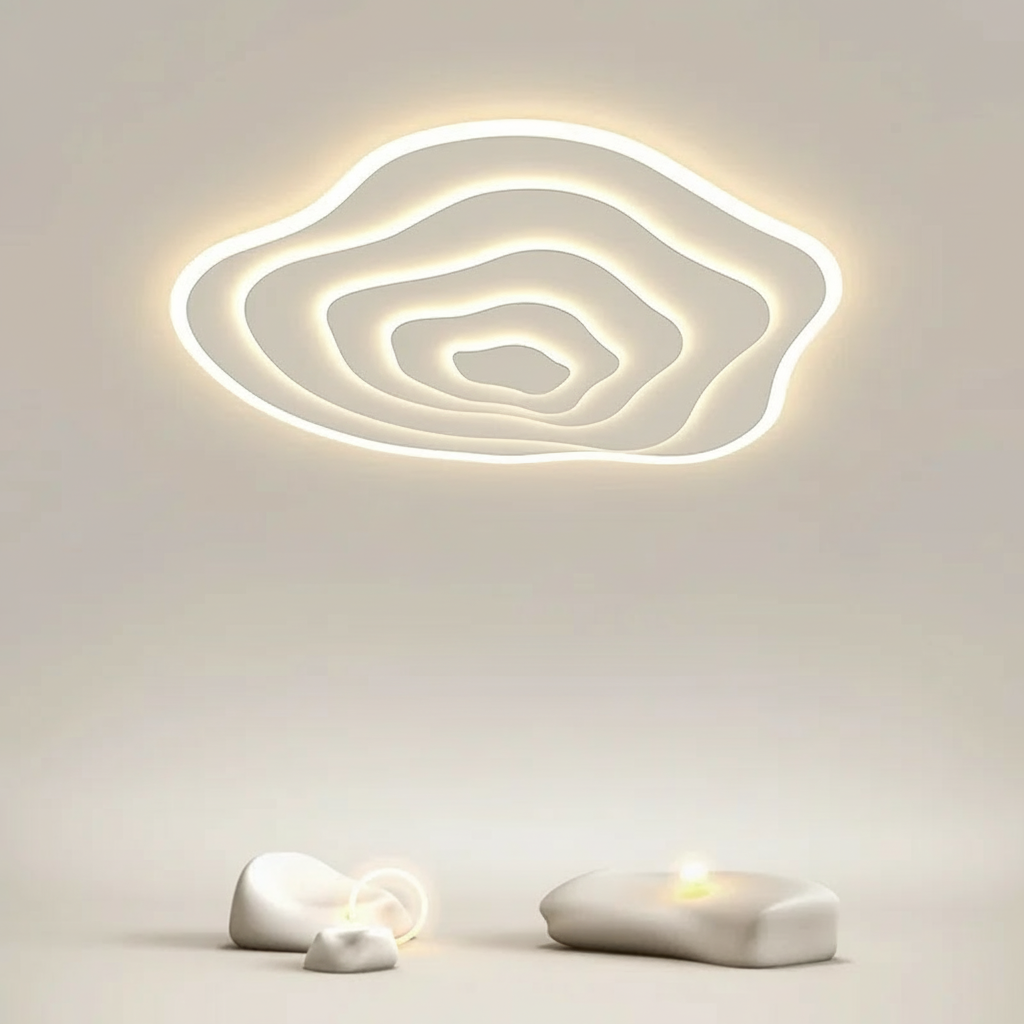 Plafonnier LED Organique Abstrait