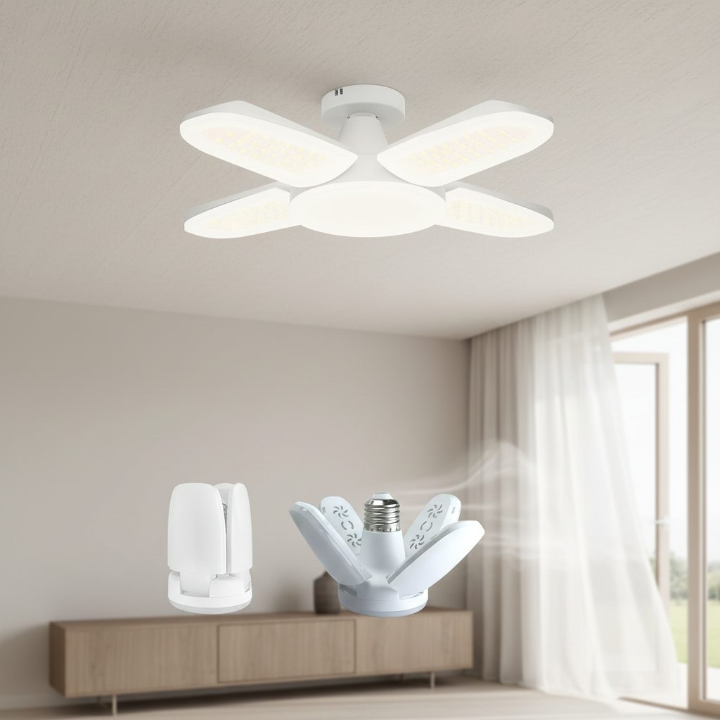 Plafonnier LED Ventilateur
