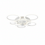 Plafonnier Ventilateur LED Anneaux