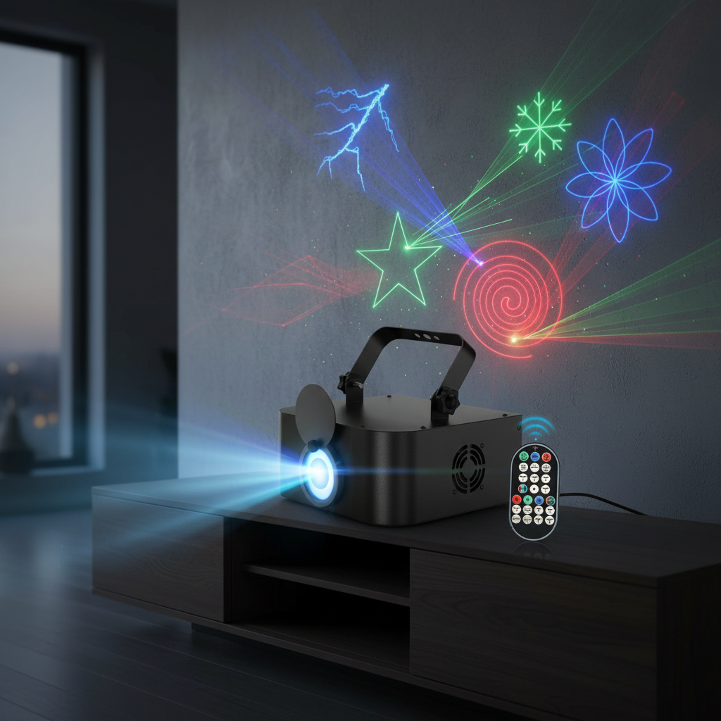 Projecteur Laser LED Motifs