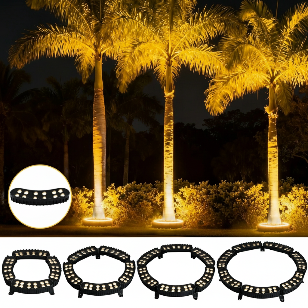 Projecteur LED Circulaire Arbre