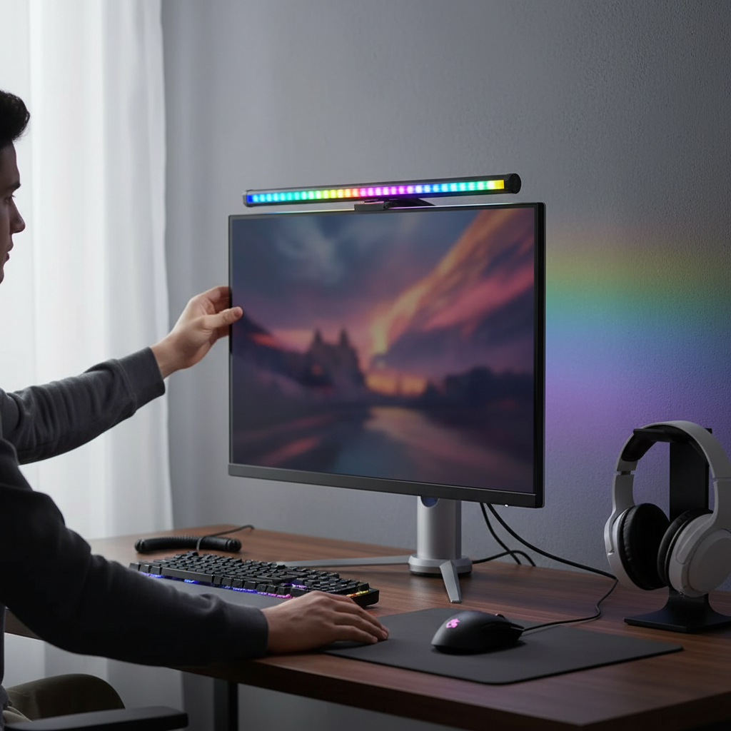 Réglette Écran LED RGB Gaming