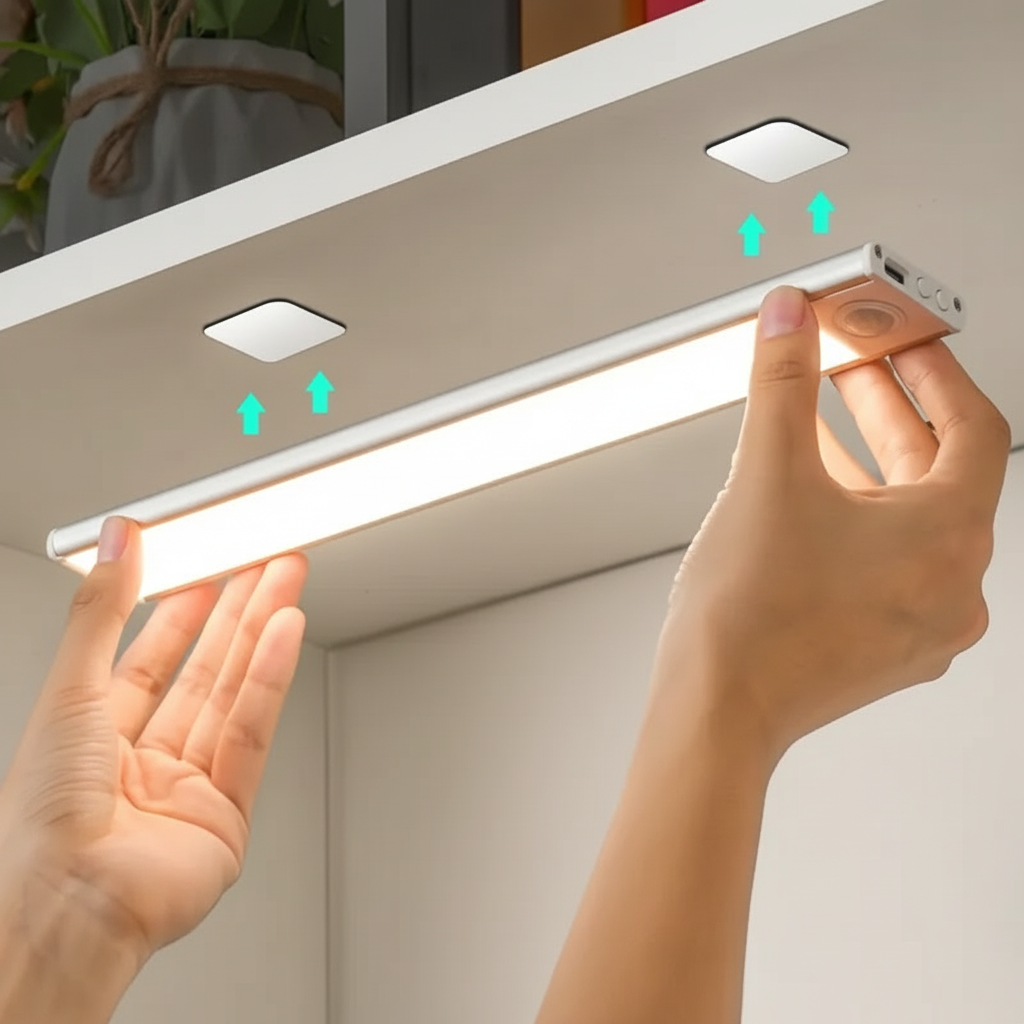 Réglette LED Détecteur Mouvement Magnétique