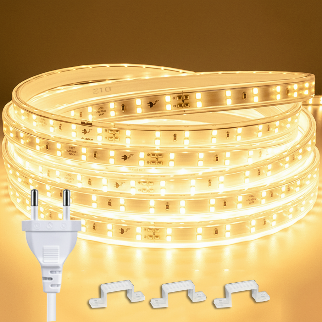Ruban LED 230V Blanc Chaud